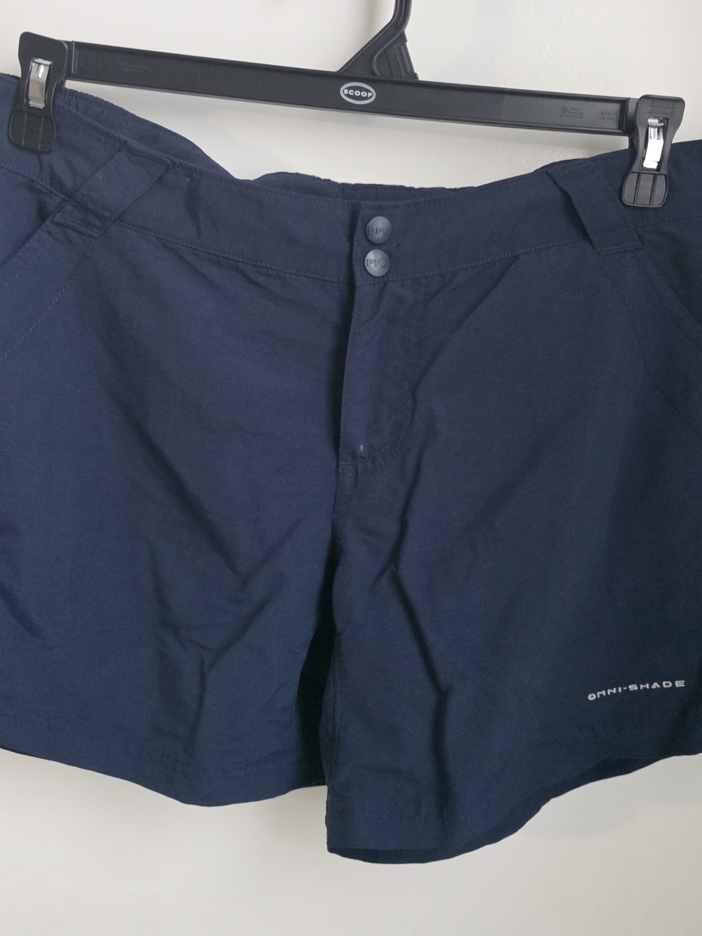 Columbia Navy Blue Omni-Shade Outdoor Shorts